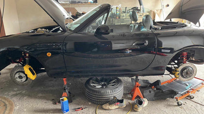 Zestaw adapterów do 4 tłoczkowych zacisków SUBARU pod tarcze 300mm do mazda mx5 na nb nbfl