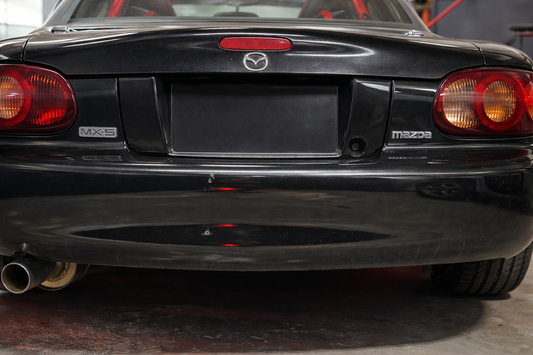 Blenda tylnego zderzaka, konwersja na wąską tablicę do MX-5 NB NBFL