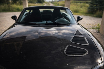 Hood Vents, Engine Bay Ventilation for Mazda MX-5 Miata NB / NBFL