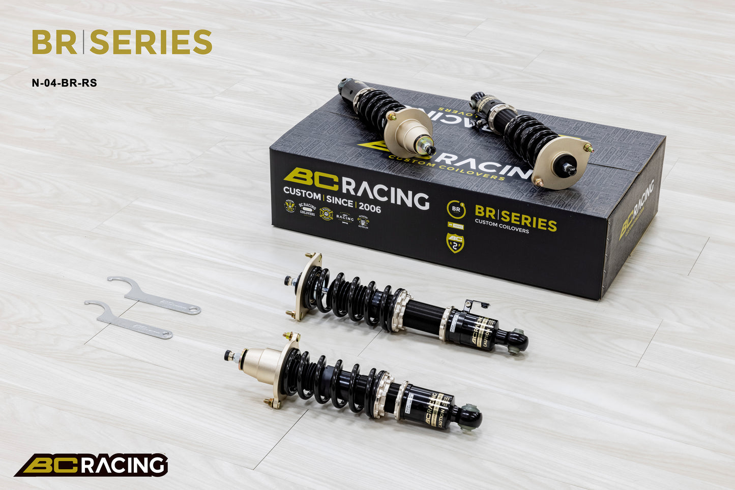 BC Racing BR-RS coilover suspension for Mazda MX-5 / Miata NA/NB (1989–2005)