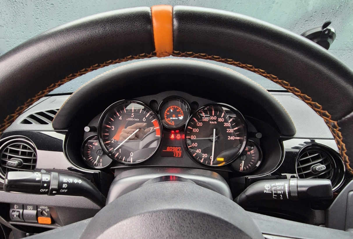 P&P Real oil pressure and temperature digital lcd gauge for mazda MX-5 Miata NC