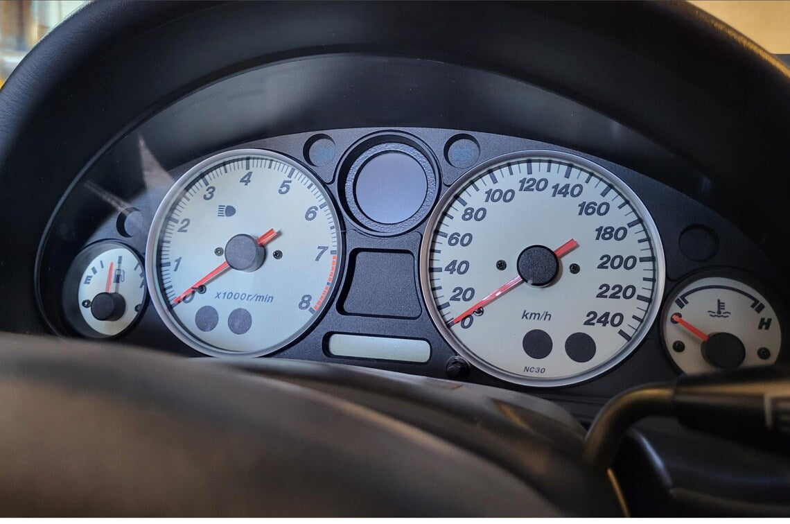 P&P Real oil pressure and temperature digital lcd gauge for mazda MX-5 Miata NA/NB