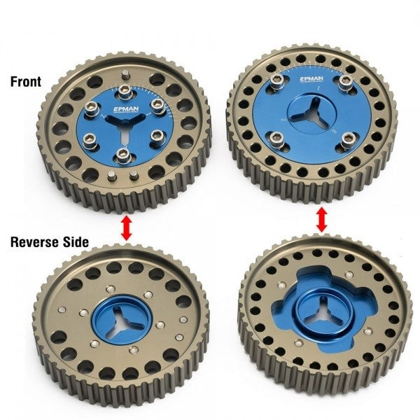 Adjustable cam gears for Mazda MX-5 NA/NB 1.6–1.8
